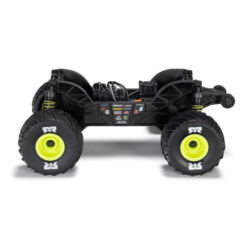 1/16 GORGON GROM 4X4 RTR Brushed Monster Truck (Battery & Charger Included), Yellow