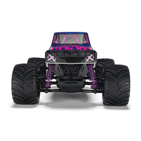 1/16 QUAKE GROM 4X4 RTR Brushed Monster Truck (Battery & Charger Included), Purple