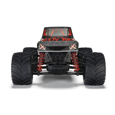 1/16 QUAKE GROM 4X4 RTR Brushed Monster Truck (Battery & Charger Included), Red