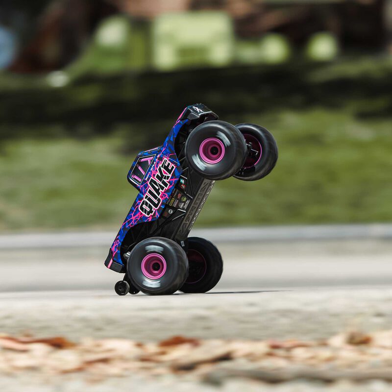 1/16 QUAKE GROM 4X4 RTR Brushed Monster Truck (Battery & Charger Included), Purple