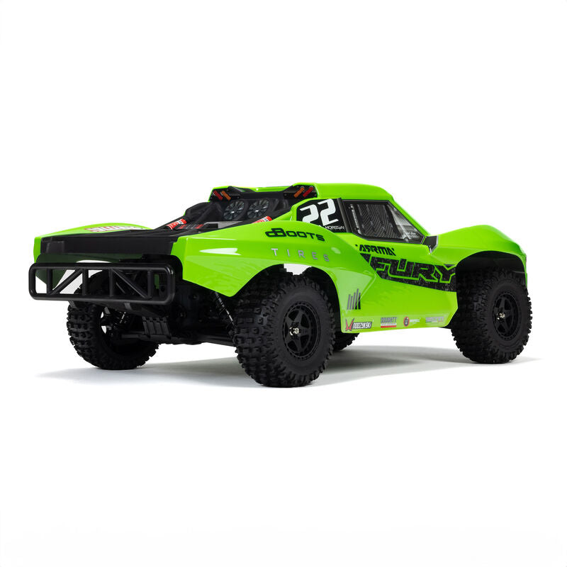 Arrma 1/10 FURY 2WD RTR Brushed Short Course Truck, Green
