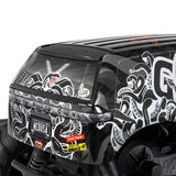 1/10 GORGON 2WD RTA Kit Brushed Monster Truck (Battery & Charger Included), Gun Metal