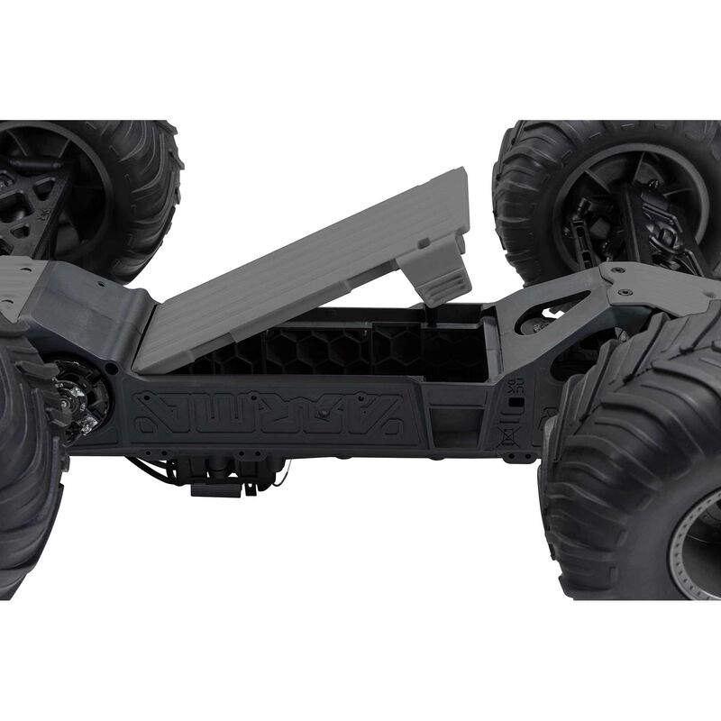 1/10 GORGON 2WD RTA Kit Brushed Monster Truck (Battery & Charger Included), Gun Metal