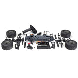 1/10 GORGON 2WD RTA Kit Brushed Monster Truck (Battery & Charger Included), Gun Metal