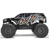 1/10 GORGON 2WD RTA Kit Brushed Monster Truck (Battery & Charger Included), Gun Metal