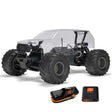 1/10 GORGON 2WD RTA Kit Brushed Monster Truck (Battery & Charger Included), Clear
