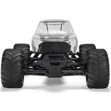 1/10 GORGON 2WD RTA Kit Brushed Monster Truck (Battery & Charger Included), Clear