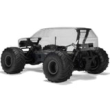 1/10 GORGON 2WD RTA Kit Brushed Monster Truck (Battery & Charger Included), Clear