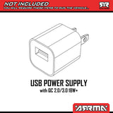 1/10 GORGON 2WD RTA Kit Brushed Monster Truck (Battery & Charger Included), Clear