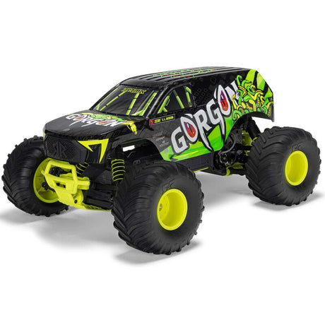 1/10 GORGON 2WD RTR Brushed Monster Truck (Battery & Charger Included), Yellow