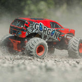 1/10 GORGON 2WD RTR Brushed Monster Truck (Battery & Charger Included), Red