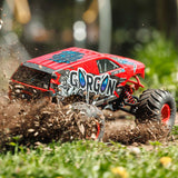 1/10 GORGON 2WD RTR Brushed Monster Truck (Battery & Charger Included), Red