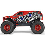 1/10 GORGON 2WD RTR Brushed Monster Truck (Battery & Charger Included), Red