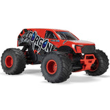 1/10 GORGON 2WD RTR Brushed Monster Truck (Battery & Charger Included), Red