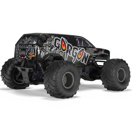 1/10 GORGON 2WD RTR Brushed Monster Truck (Battery & Charger Included), Gun Metal