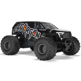 1/10 GORGON 2WD RTR Brushed Monster Truck (Battery & Charger Included), Gun Metal