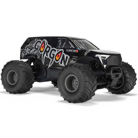 1/10 GORGON 2WD RTR Brushed Monster Truck (Battery & Charger Included), Gun Metal