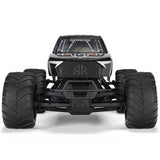 1/10 GORGON 2WD RTR Brushed Monster Truck (Battery & Charger Included), Gun Metal