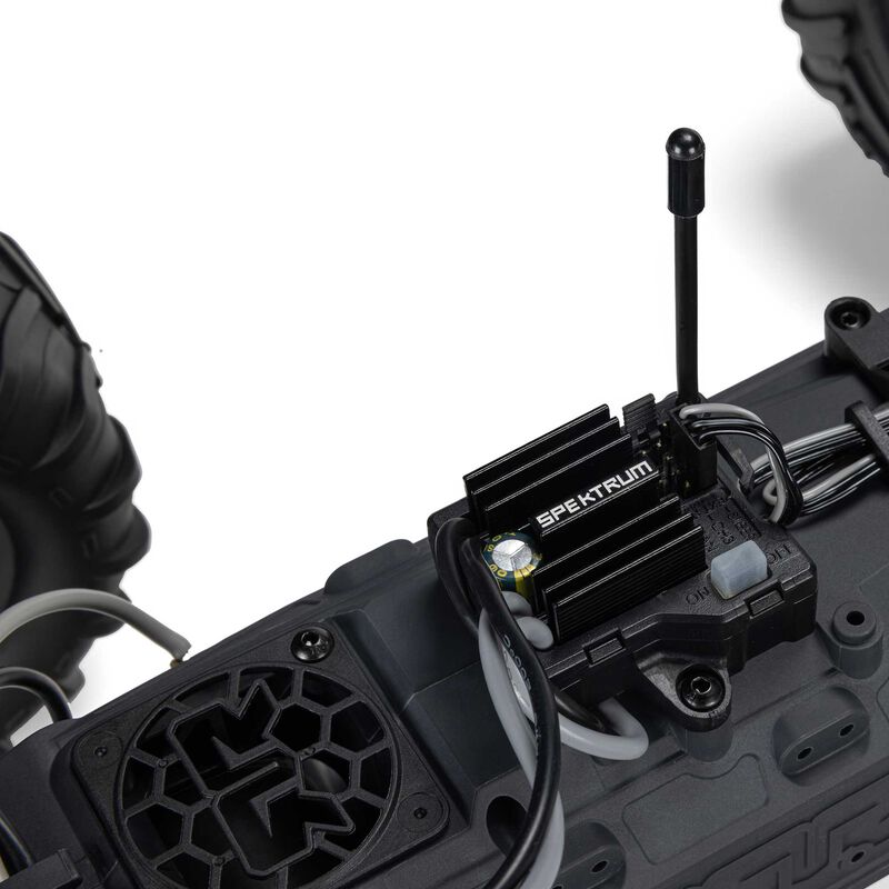 1/10 GORGON 2WD RTR Brushed Monster Truck (Battery & Charger Included), Gun Metal