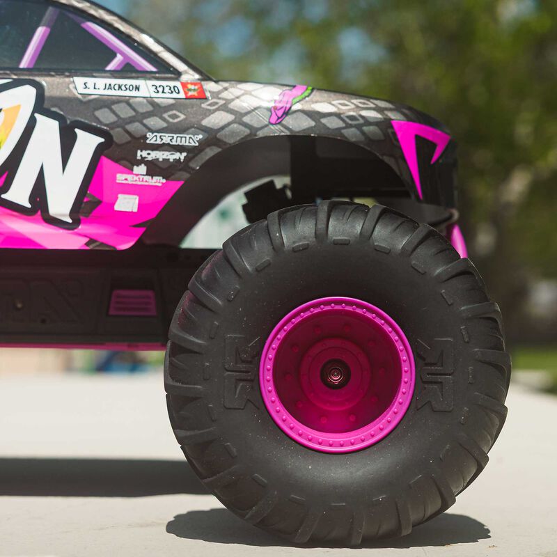 1/10 GORGON 2WD RTR Brushed Monster Truck (Battery & Charger Included), Purple