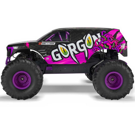 1/10 GORGON 2WD RTR Brushed Monster Truck (Battery & Charger Included), Purple