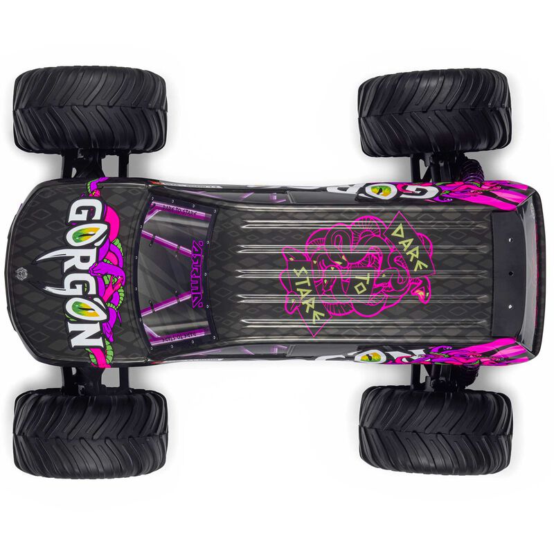 1/10 GORGON 2WD RTR Brushed Monster Truck (Battery & Charger Included), Purple