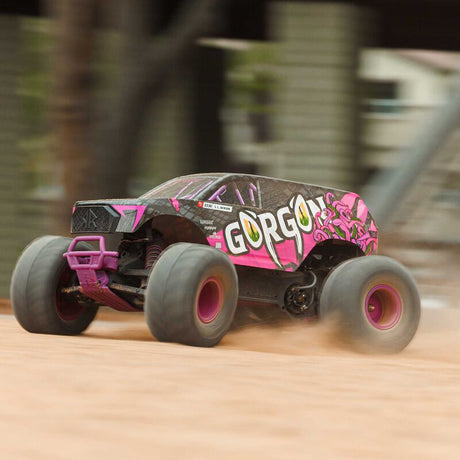 1/10 GORGON 2WD RTR Brushed Monster Truck (Battery & Charger Included), Purple