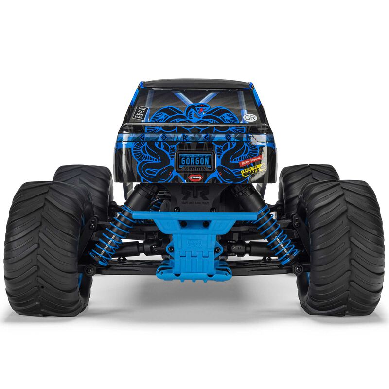 1/10 GORGON 2WD RTR Brushed Monster Truck (Battery & Charger Included), Blue