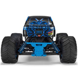 1/10 GORGON 2WD RTR Brushed Monster Truck (Battery & Charger Included), Blue
