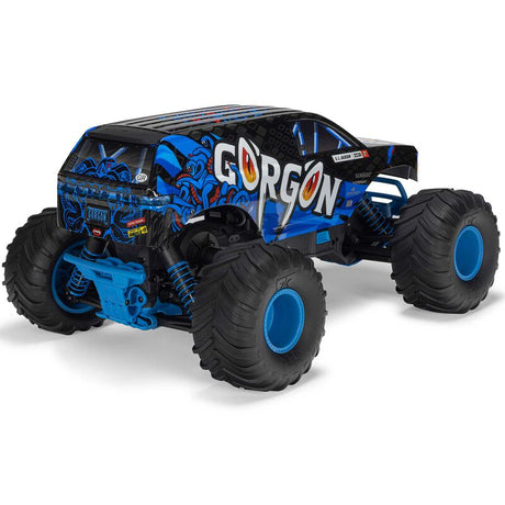1/10 GORGON 2WD RTR Brushed Monster Truck (Battery & Charger Included), Blue