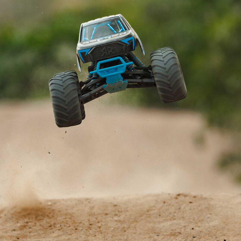 1/10 GORGON 2WD RTR Brushed Monster Truck (Battery & Charger Included), Blue