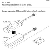 1/10 GORGON 2WD RTR Brushed Monster Truck, Blue