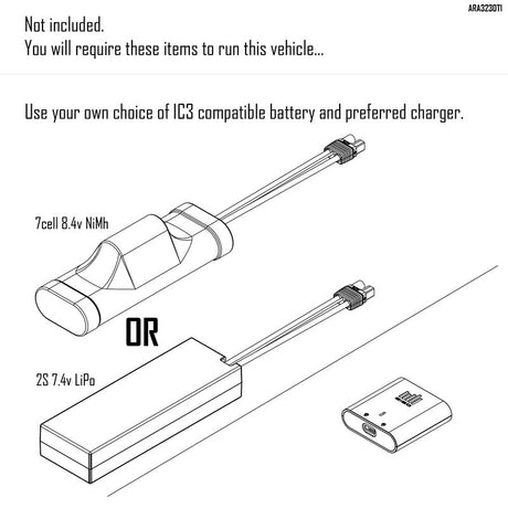 1/10 GORGON 2WD RTR Brushed Monster Truck, Blue