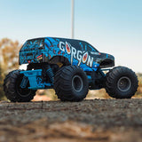 1/10 GORGON 2WD RTR Brushed Monster Truck, Blue