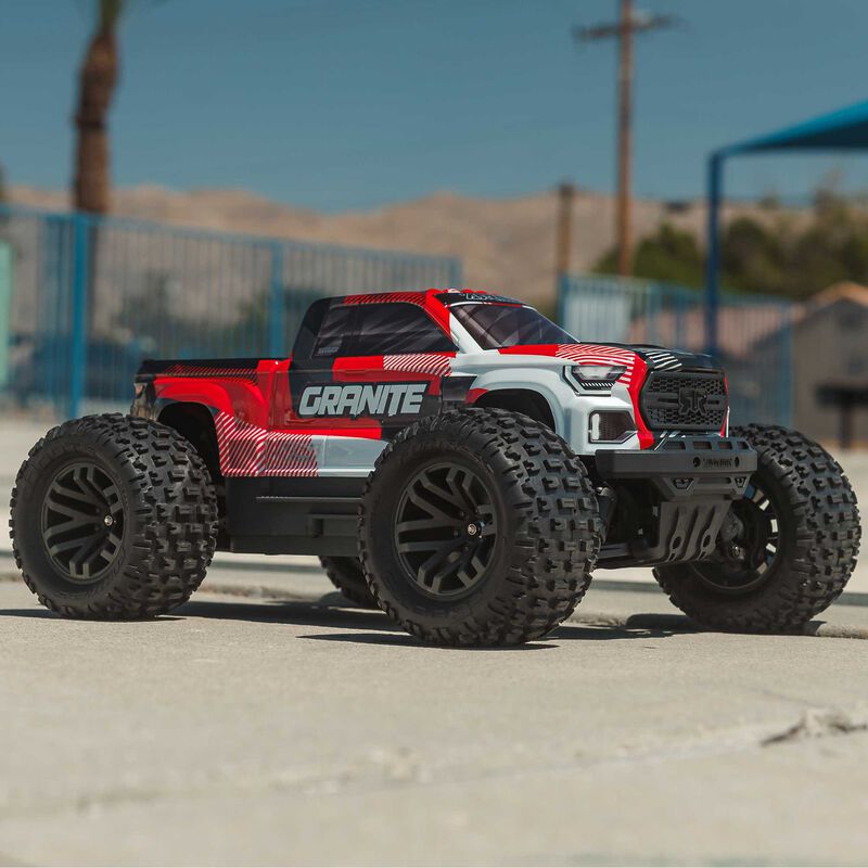 1/10 GRANITE 223S DSC 4X4 RTR Brushless Monster Truck, Red