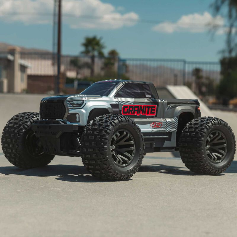 1/10 GRANITE 223S DSC 4X4 RTR Brushless Monster Truck, Gun Metal