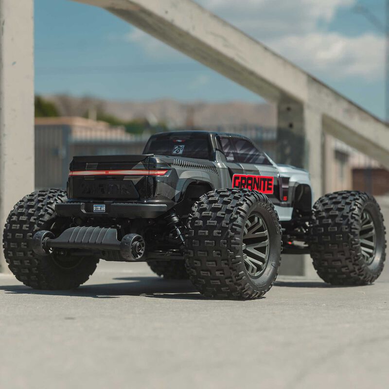 1/10 GRANITE 223S DSC 4X4 RTR Brushless Monster Truck, Gun Metal
