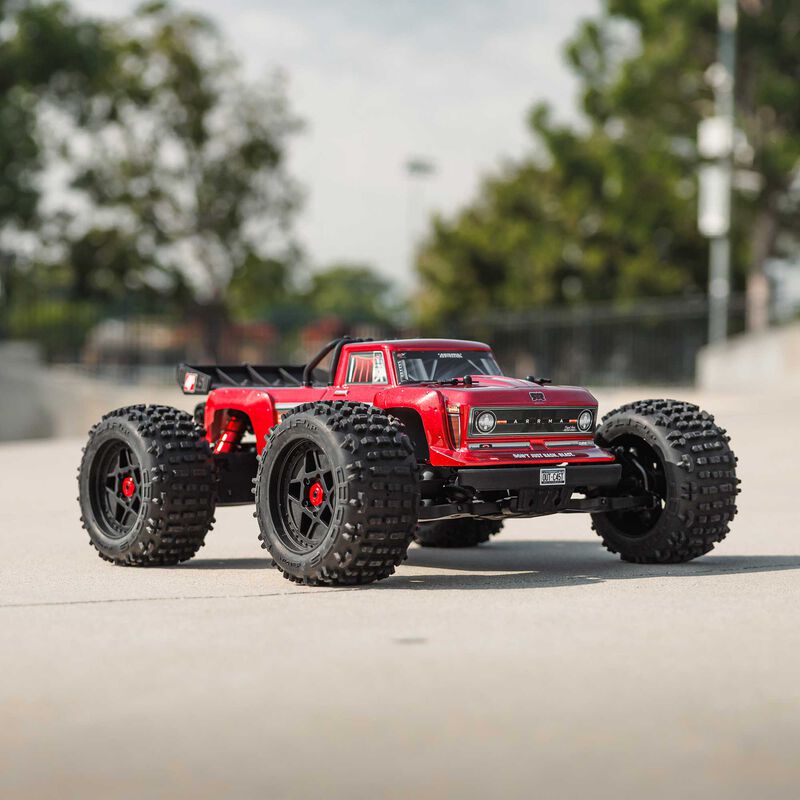 1/10 OUTCAST 4S 4X4 RTR Brushless Stunt Truck, Red