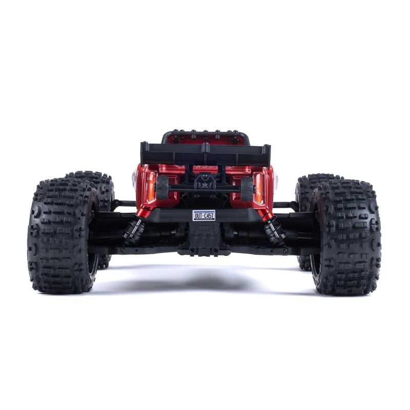 1/10 OUTCAST 4S 4X4 RTR Brushless Stunt Truck, Red