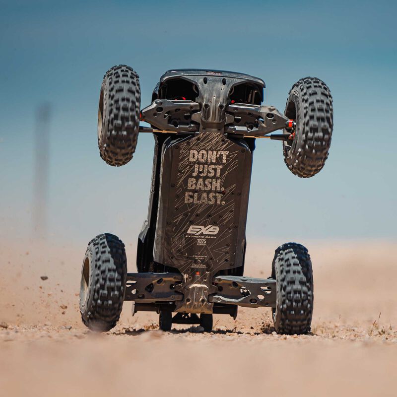 1/5 OUTCAST 8S EXB AVC 4X4 RTR Brushless Stunt Truck, Black