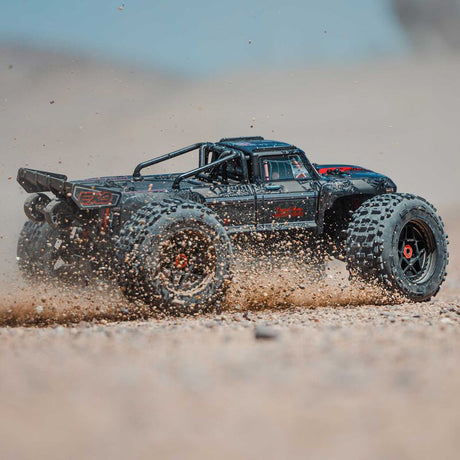 1/5 OUTCAST 8S EXB AVC 4X4 RTR Brushless Stunt Truck, Black