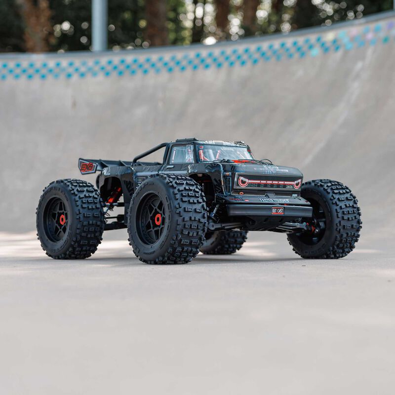 1/5 OUTCAST 8S EXB AVC 4X4 RTR Brushless Stunt Truck, Black