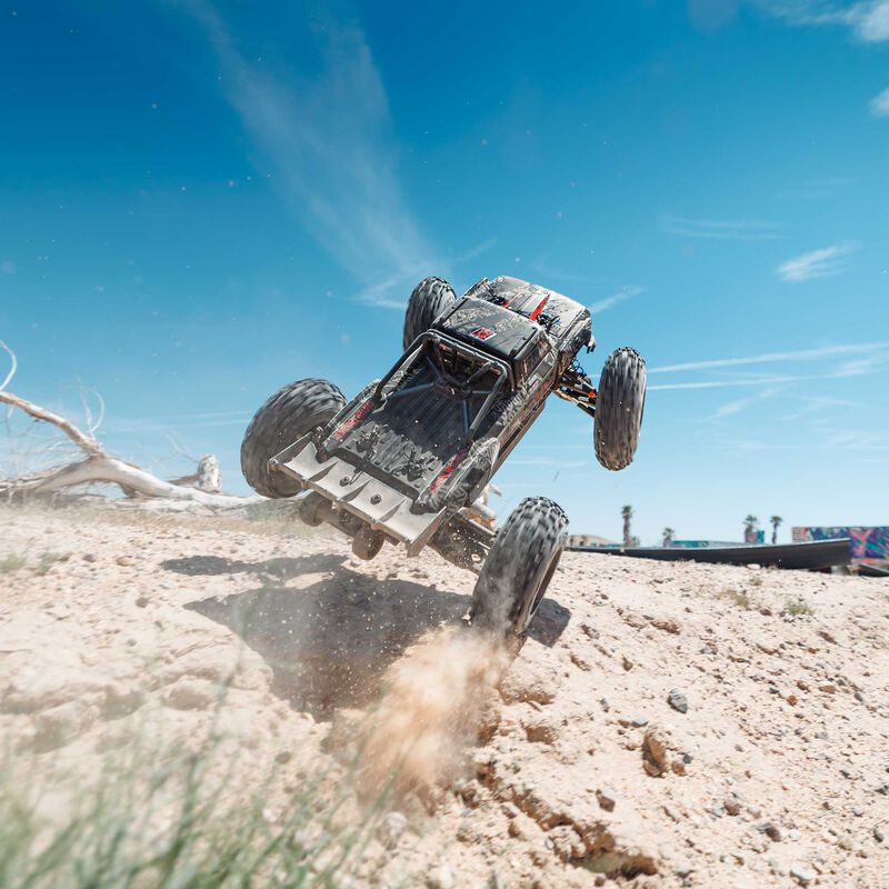 1/5 OUTCAST 8S EXB AVC 4X4 RTR Brushless Stunt Truck, Black
