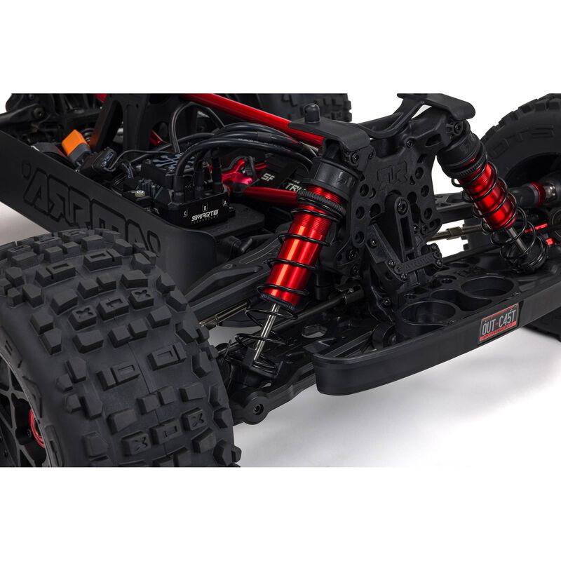 1/5 OUTCAST 8S EXB AVC 4X4 RTR Brushless Stunt Truck, Black