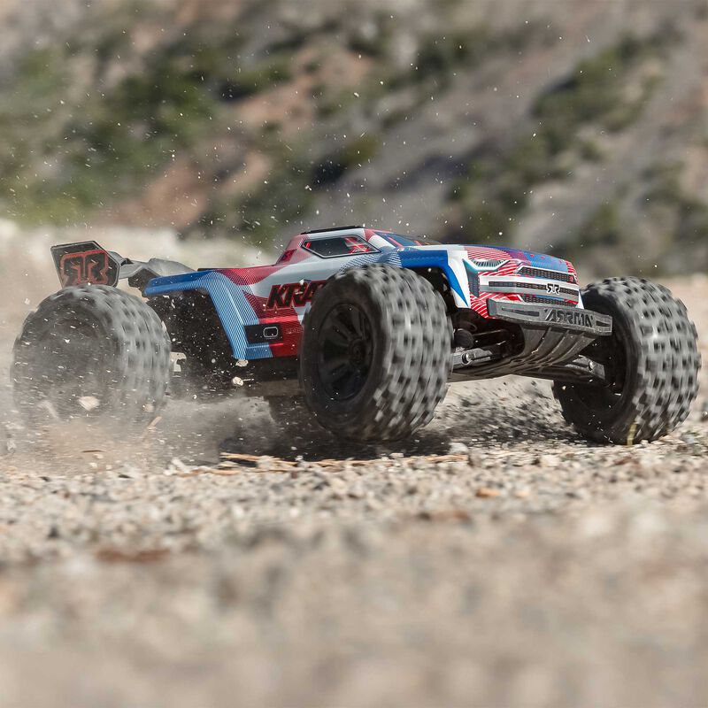 1/8 KRATON 4X4 6S BLX BRUSHLESS V6 SPEED TRUCK RTR (Blue/Red)