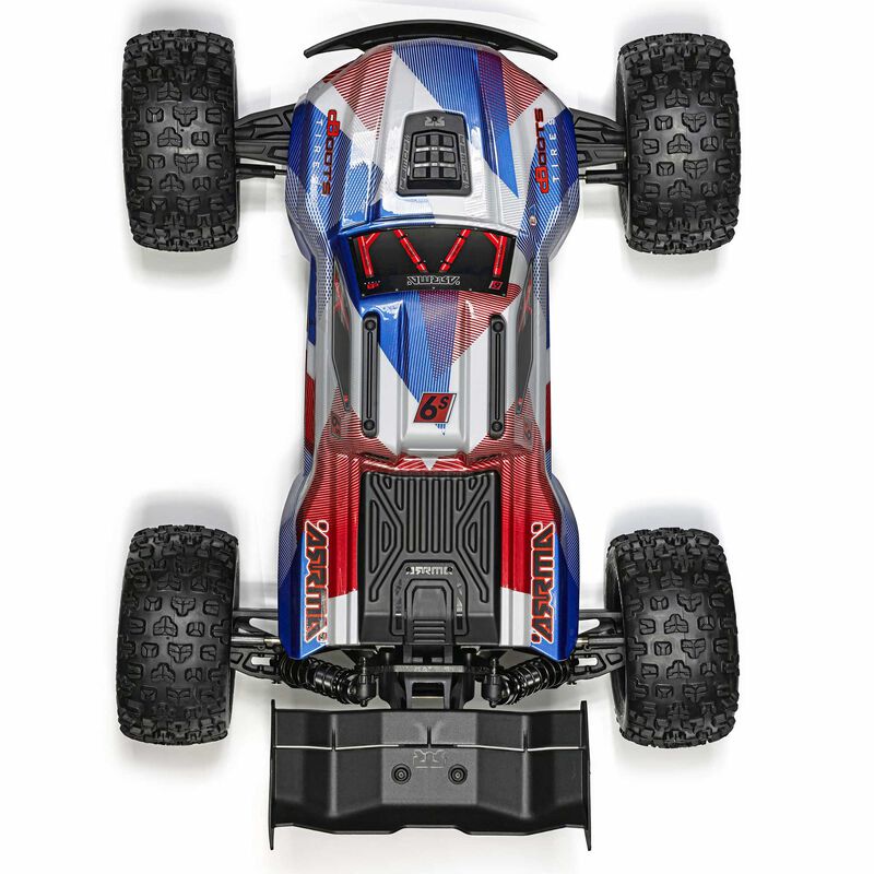 1/8 KRATON 4X4 6S BLX BRUSHLESS V6 SPEED TRUCK RTR (Blue/Red)