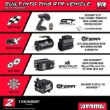 1/8 KRATON 6S EXB 4X4 RTR Brushless Speed Truck, Black