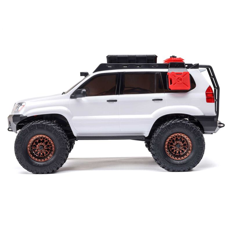 Axial 1/24 SCX24 Lexus GX 470 4X4 RTR Brushed Rock Crawler (Battery & Charger Included), White