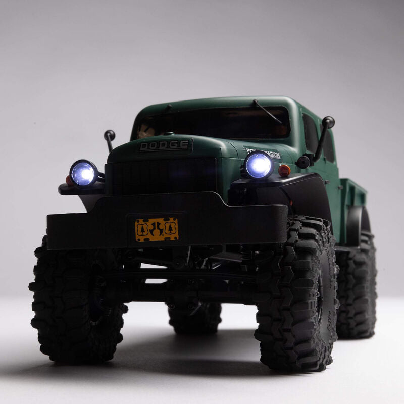 Axial 1/24 SCX24 Dodge Power Wagon 4X4 RTR Brushed Rock Crawler