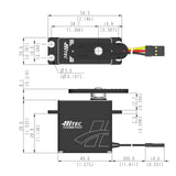 HITEC - High Speed Aluminum Case 25T Digital Brushless Servo